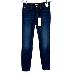 Closed NWT Slim Fit Mid Waist Baker Dark Washed Jeans Size 27 Organic Cotton